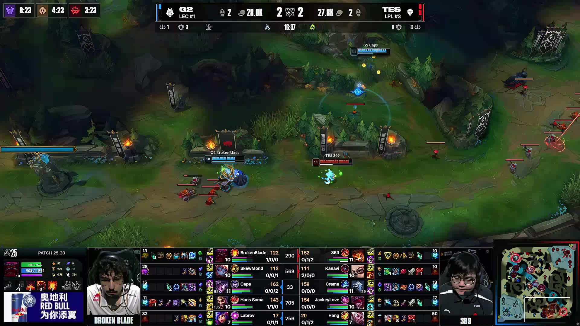 注意身体呀~BLG中野Rank训练至凌晨三点 全力备战决赛